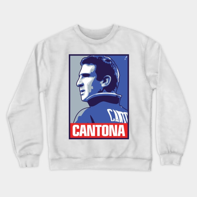 Cantona - FRANCE Crewneck Sweatshirt by DAFTFISH